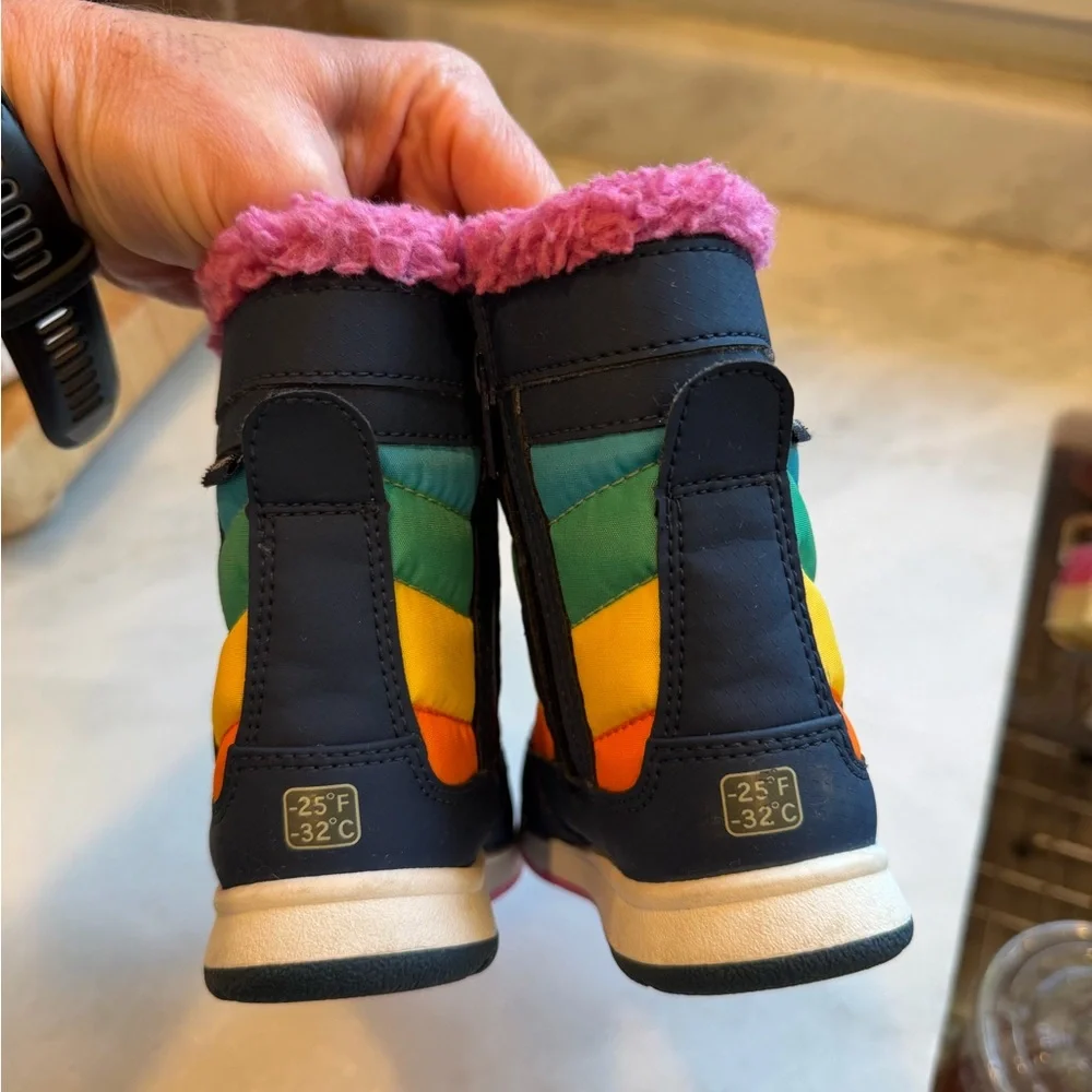 Merrell Alpine Puffer Jr / Rainbow Waterproof Snow Boots  Youth Size 7
